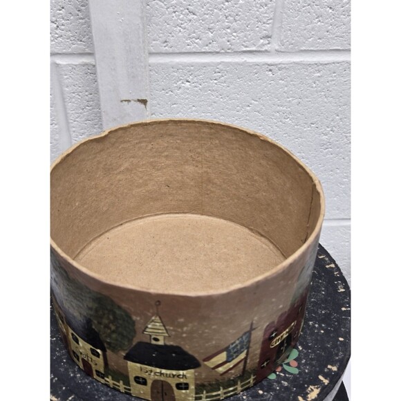 Stacked Shaker Boxes 3 Hand Painted Cottagecore Farm Homestead - Picture 15 of 16